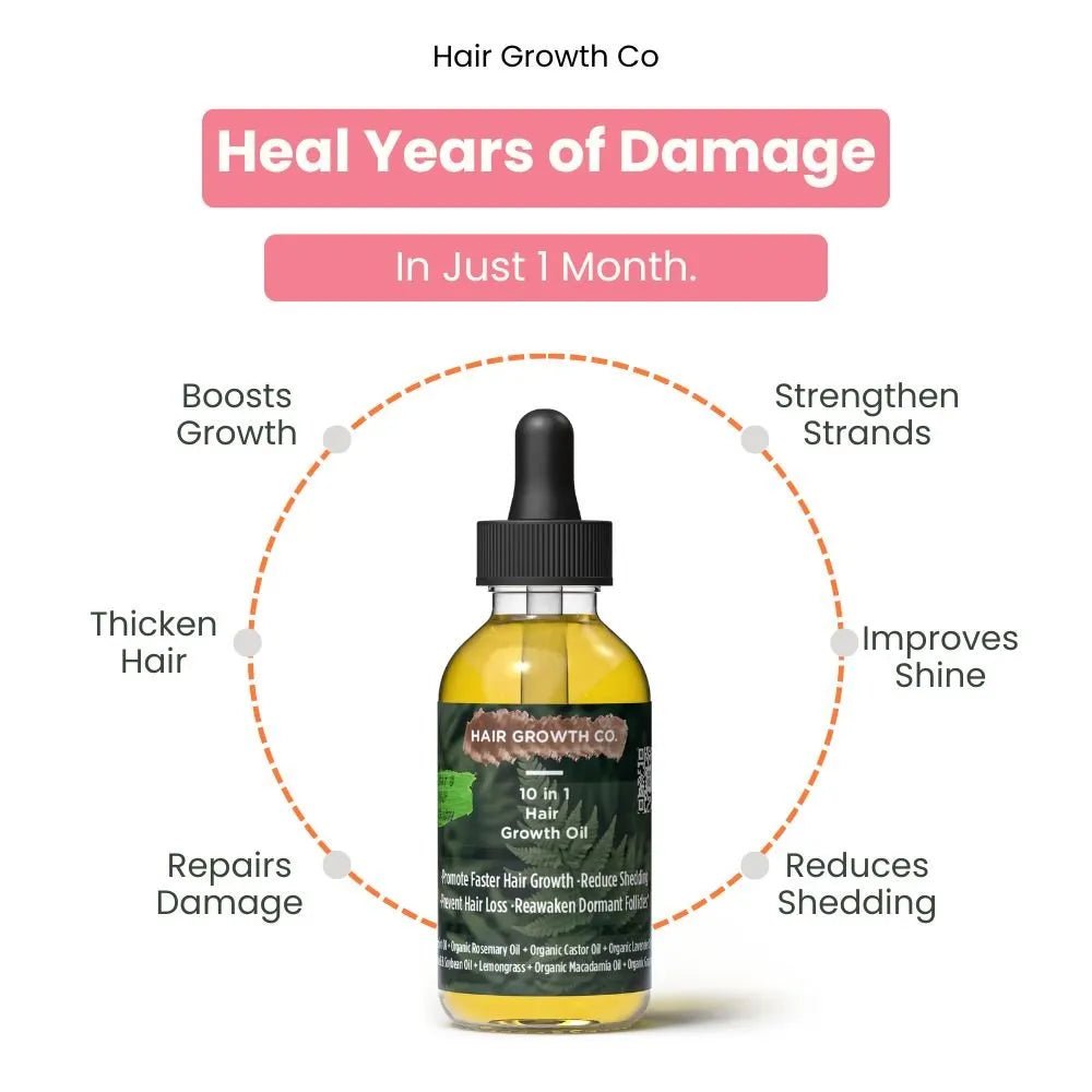 (10 in 1) Hair Growth Oil - Hair Growth Co