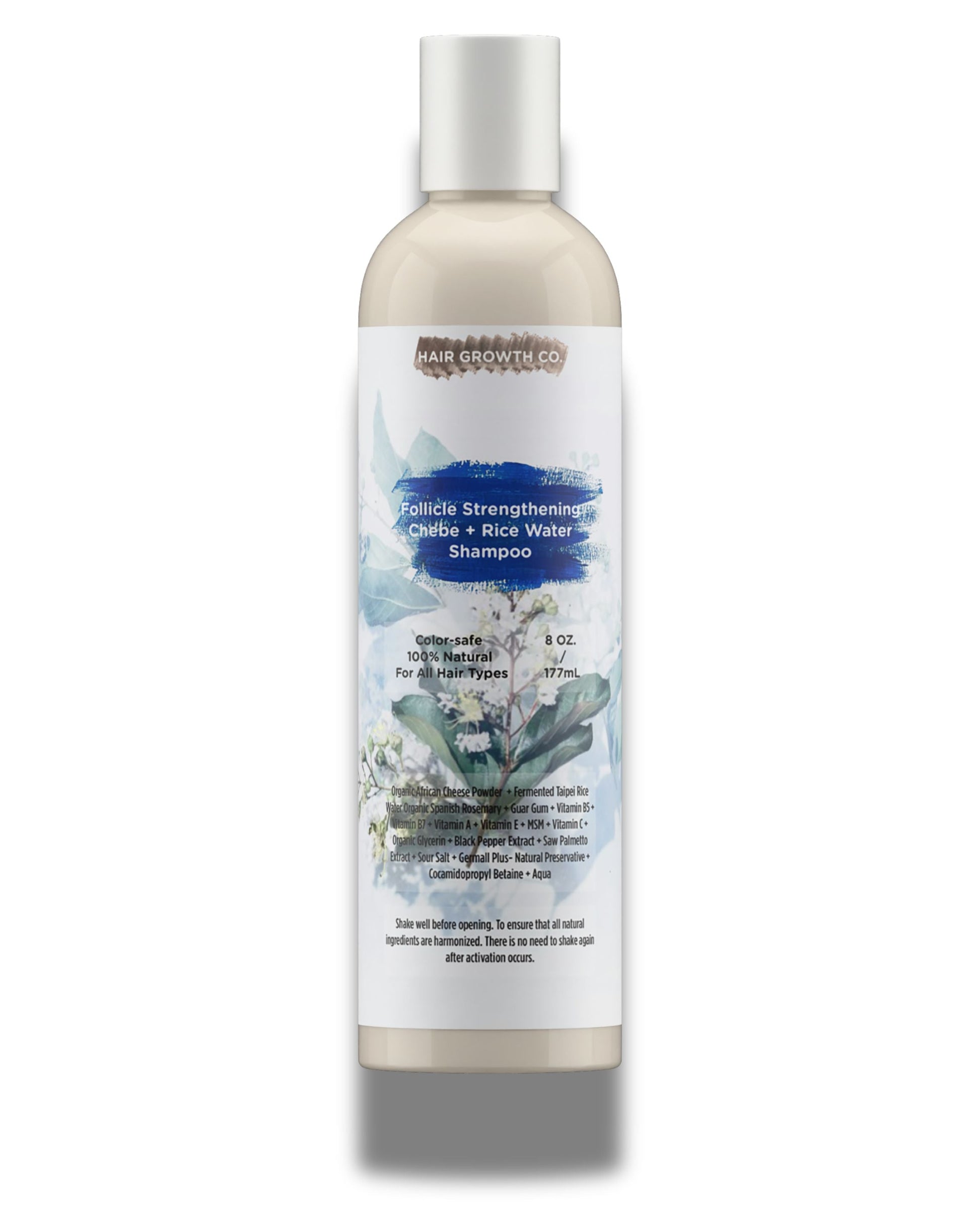 Follicle Strengthening Rice Water + Chebe Growth Shampoo