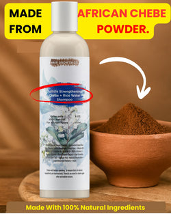 Image of Follicle Strengthening Rice Water + Chebe Growth Shampoo