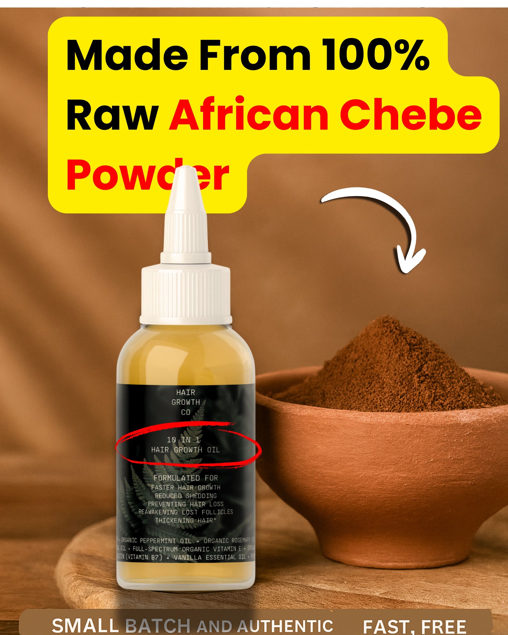 JUMBO SIZE 10 in 1 Hair Growth Oil