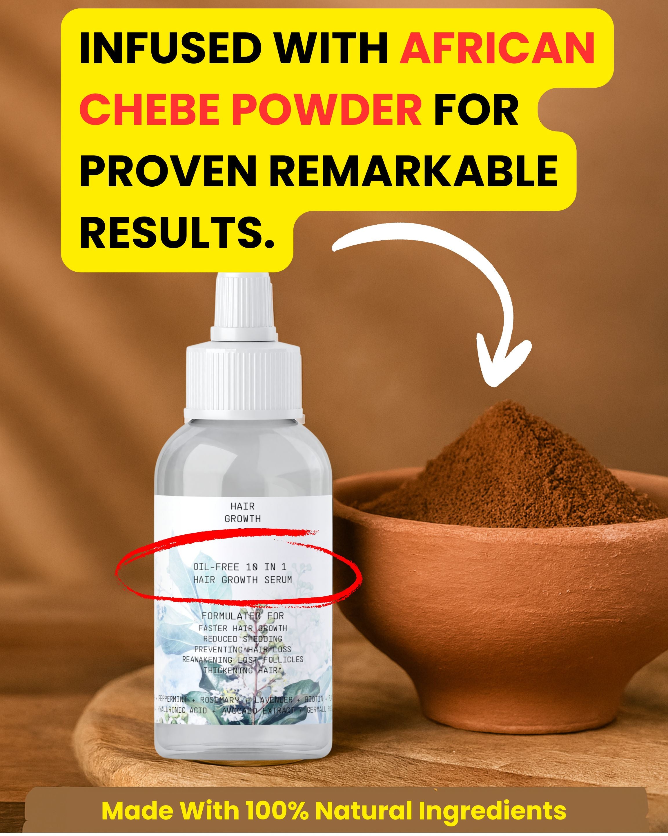 Image of Oil-free 10 in 1 Hair Growth Serum