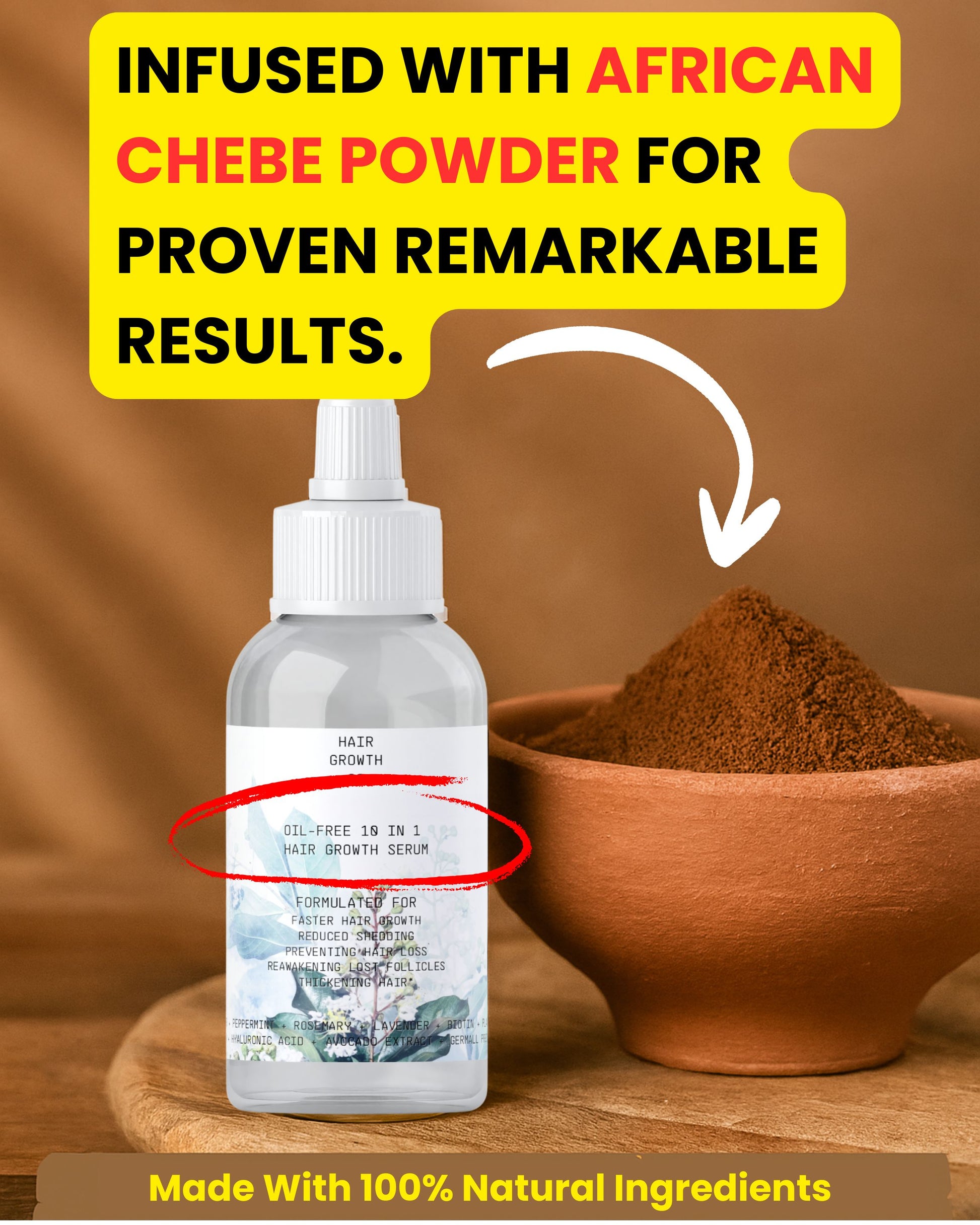 Oil-free 10 in 1 Hair RE-Growth Serum