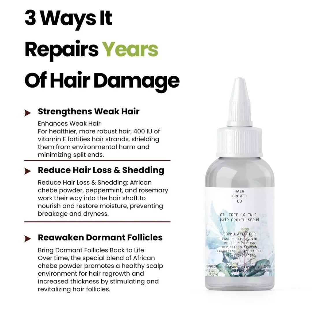 Image of Oil-Free 10 in 1 Hair Growth Serum