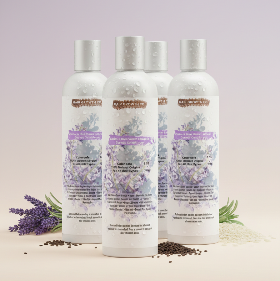 (BULK)(4-PACK) Rice Water + Chebe Leave-In or Rinse Growth Conditioner