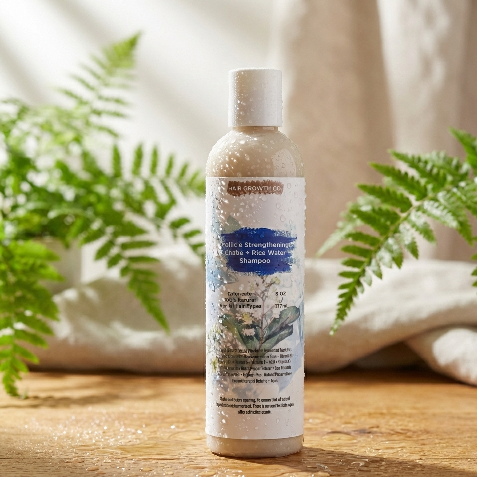 Follicle Strengthening Rice Water + Chebe Growth Shampoo