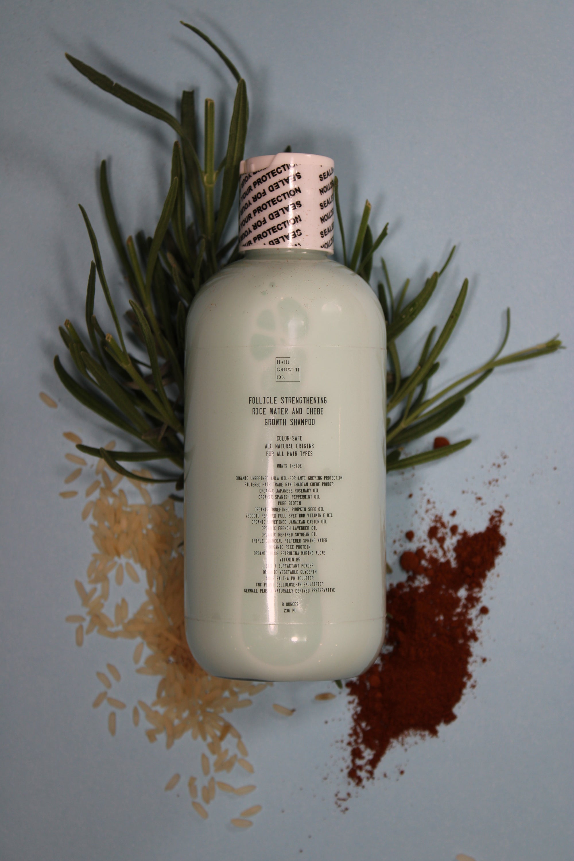 Follicle Strengthening Rice Water + Chebe Growth Shampoo