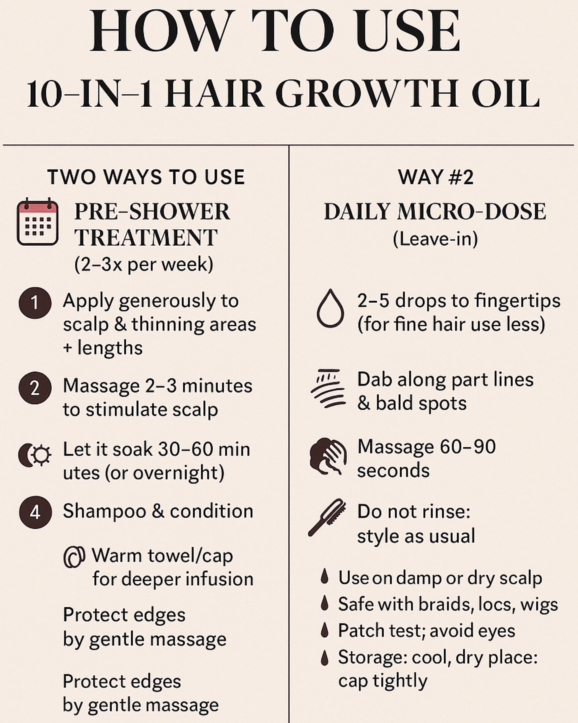 10 in 1 Hair Growth Oil