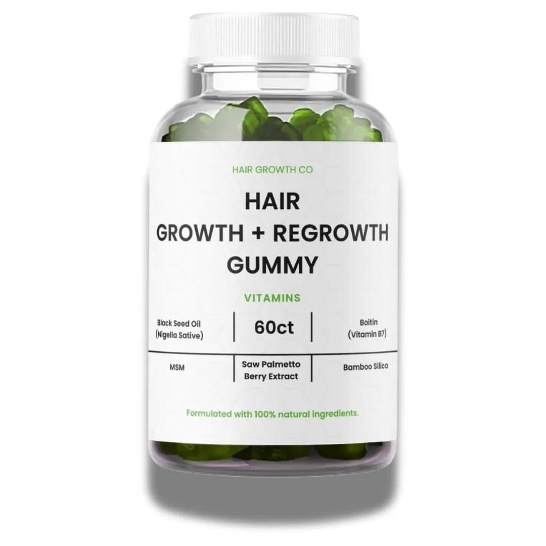 Hair Growth + Regrowth Gummy Vitamin (1-Month Supply)