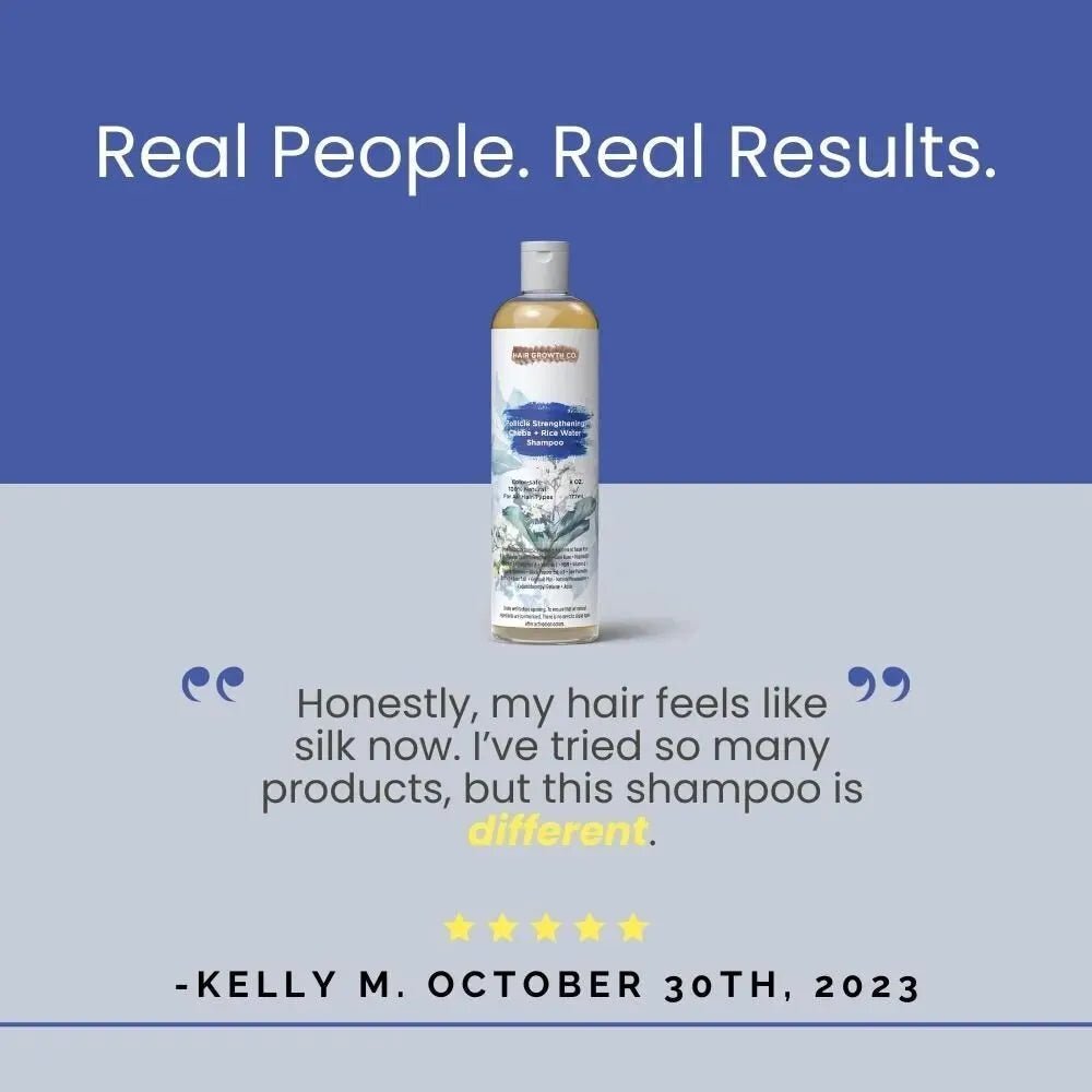 Follicle Strengthening Rice Water and Chebe Shampoo
