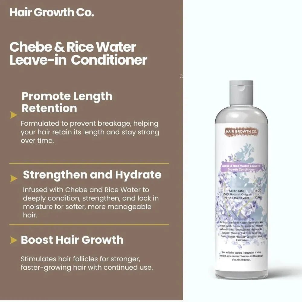 Chebe and Rice Water Leave-In Growth Conditioner
