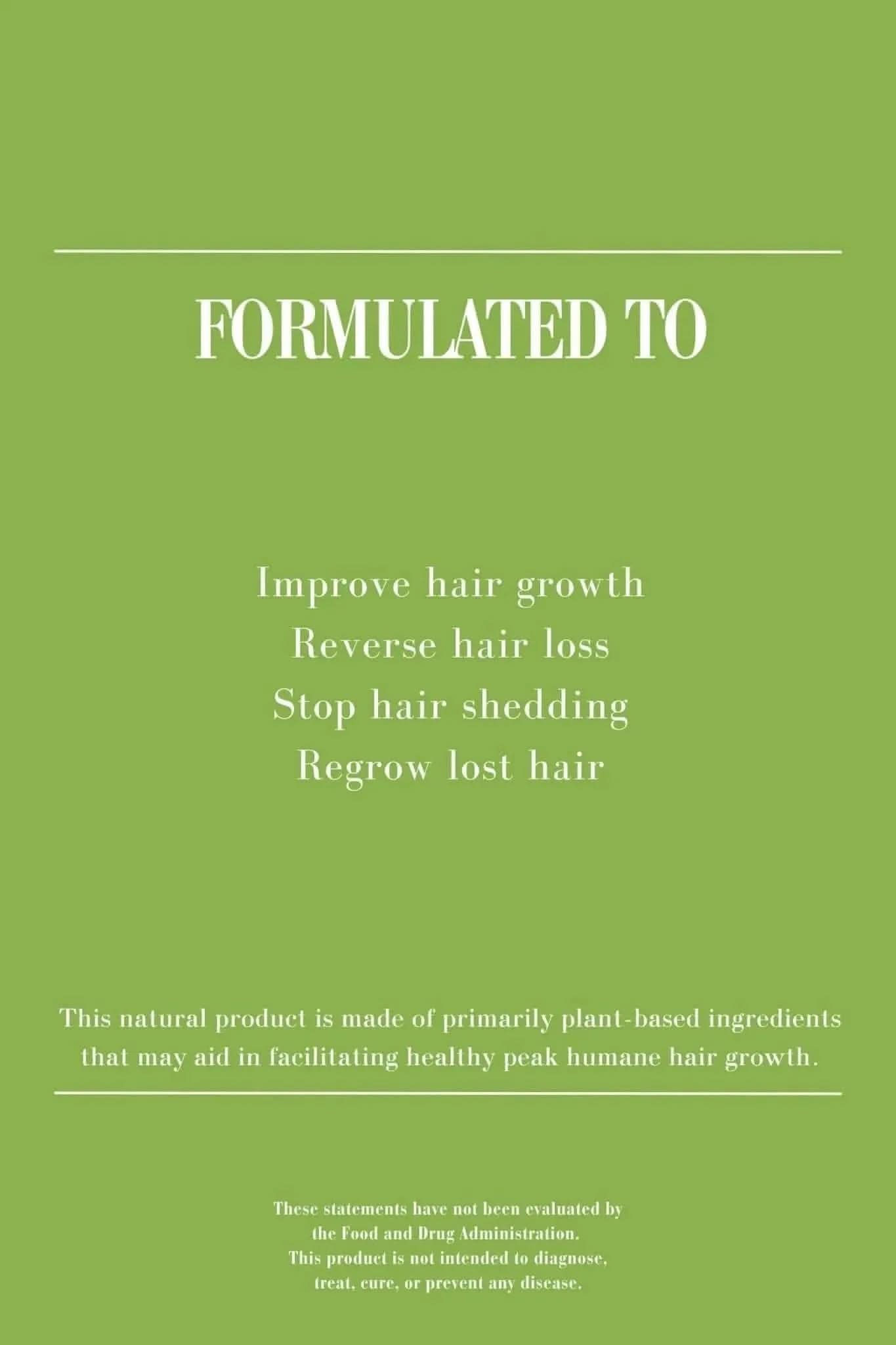 Hair Growth + Regrowth Gummy Vitamin (1-Month Supply)