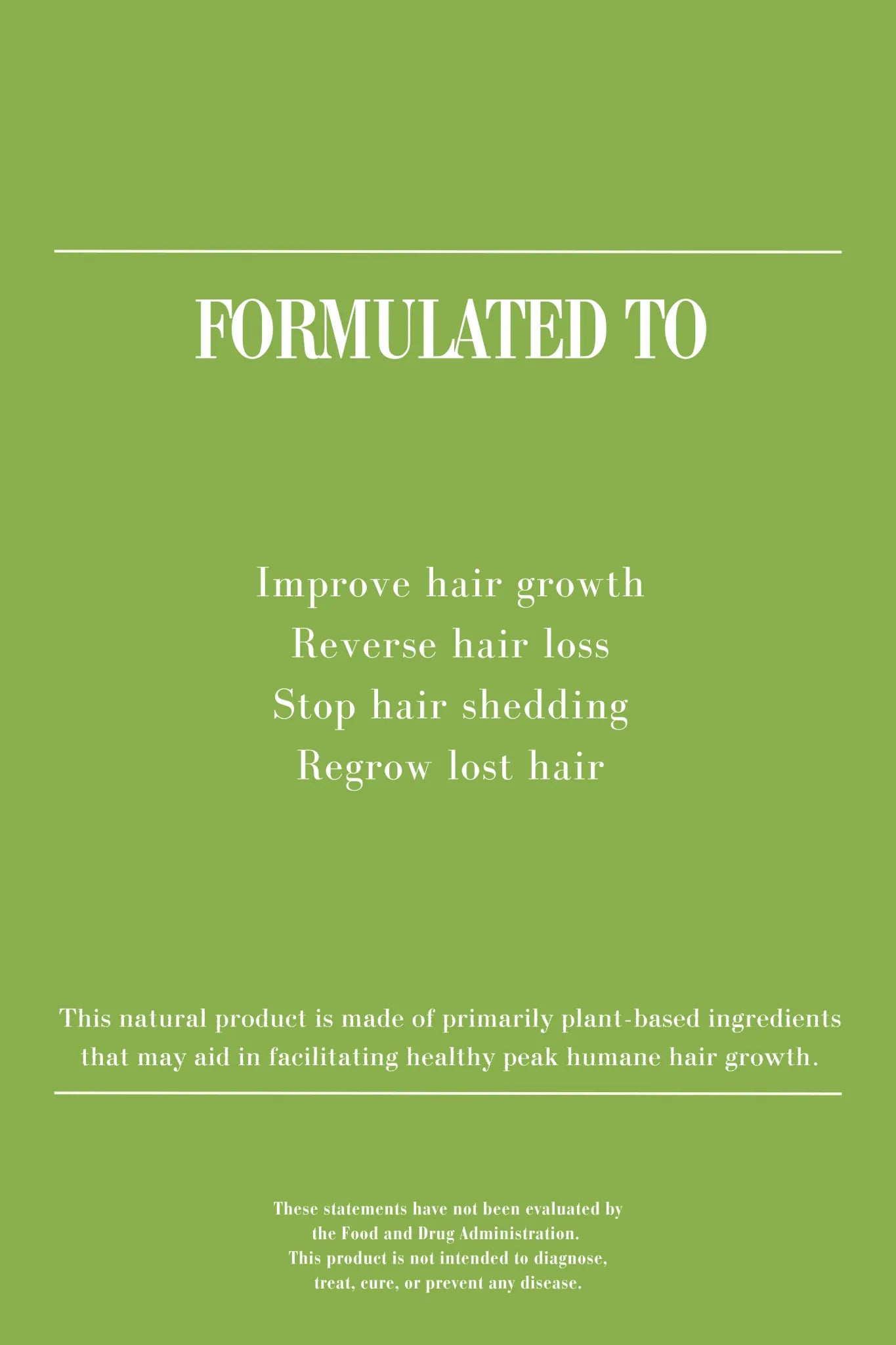 Hair Growth + Regrowth Gummy Vitamin (1 - Month Supply) - Hair Growth Co