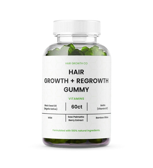 Hair Growth + Regrowth Gummy Vitamin (1 - Month Supply) - Hair Growth Co