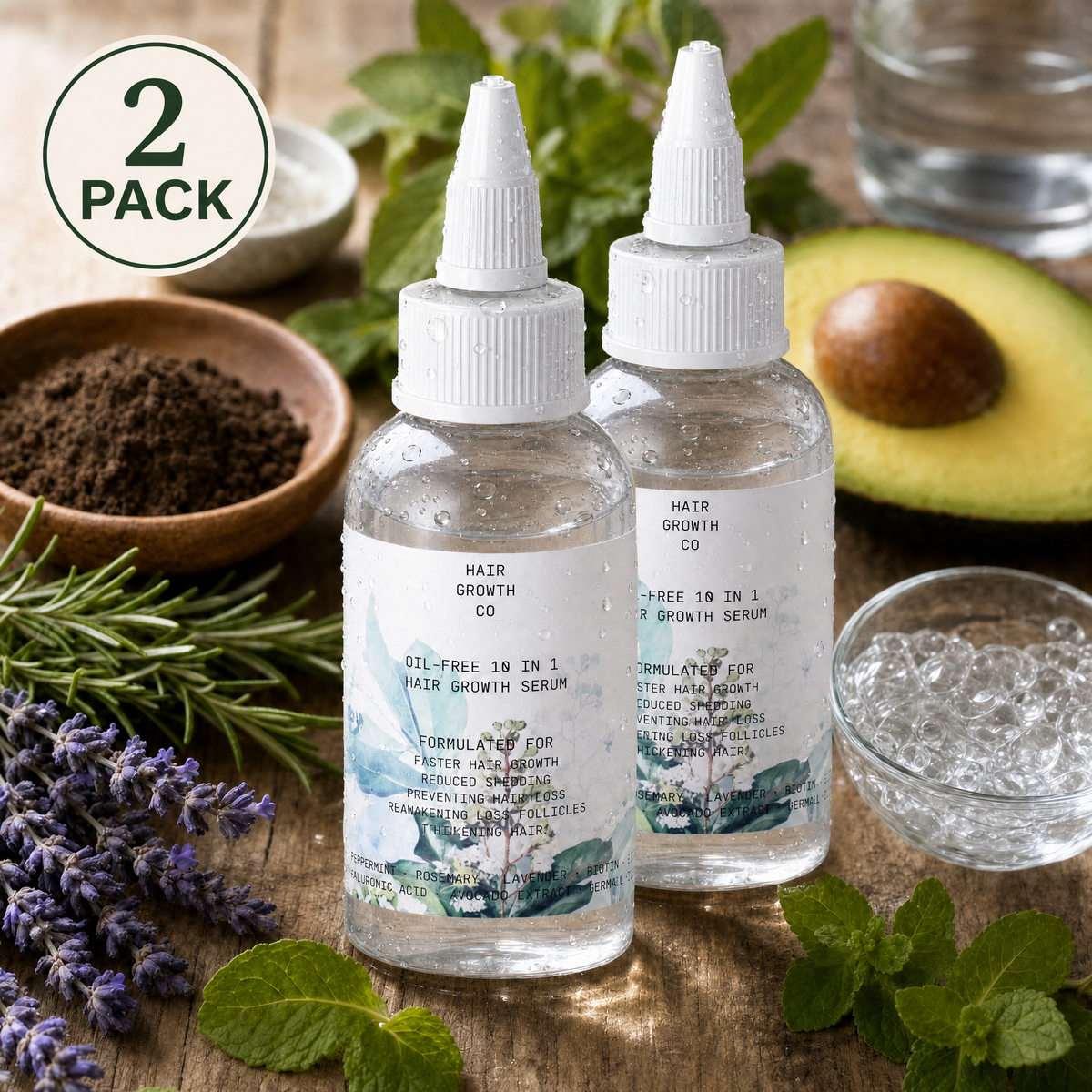 Oil-Free 10 in 1 Hair Growth Serum
