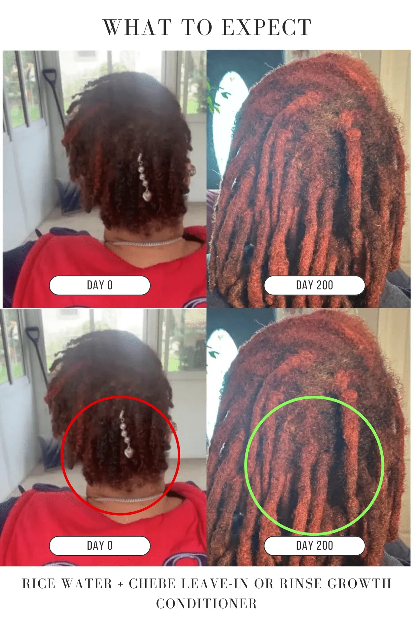Rice Water + Chebe Leave - In or Rinse Growth Conditioner - Hair Growth Co