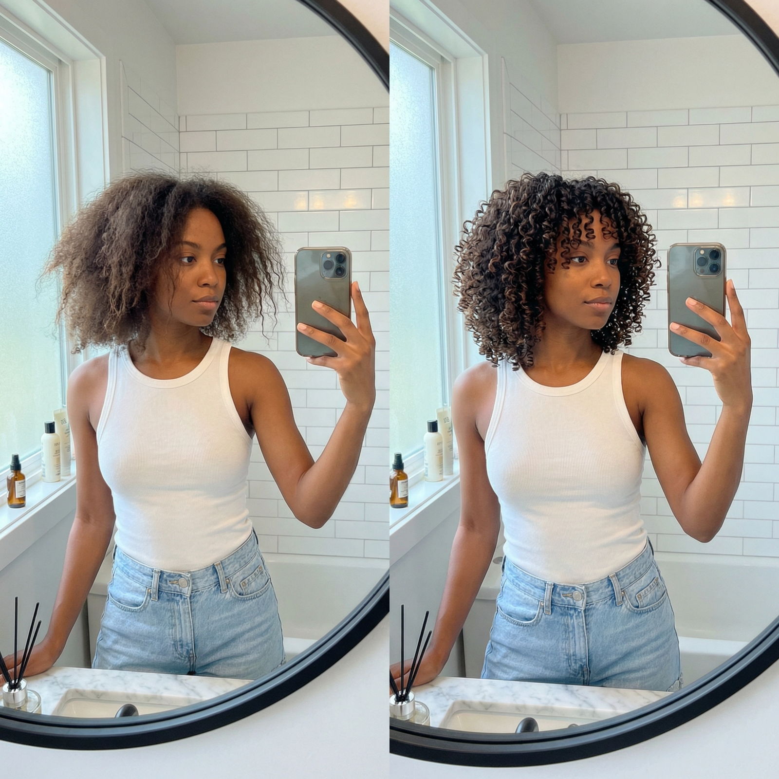 Then Silky, Detangled Hair in 1 Use